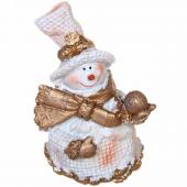 Фигурка "Снеговичок с подарками" 8 см