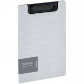 Папка-планшет с зажимом Berlingo "Steel&Style" А5+, пластик, белая