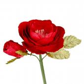 Цветок искусственный Королевская роза благородный красный 1475472