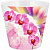 Горшок д/цветов InGreen London Orchid Deco 1,6л розовая