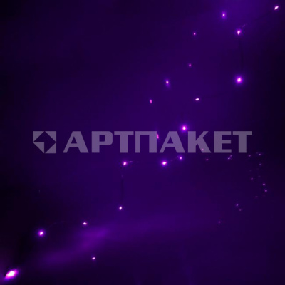 Гирлянда на батарейках 1,5 м, фиолетовый, 15 LED 183-948