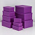 Коробка картон прямоугольная10 14*7,5*5см Пурпурная сетка 