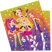 Салфетка 33*33 2-сл. рисунок /12/  Party Girls