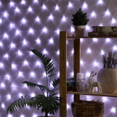 Гирлянда эл. сетка 1,6х1,6 м, 144 LED, белый 1585745   