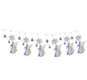 Гирлянда из ангелов и снежинок 1,99 м SYCB17B-064