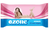 Салфетки влажные 15 шт. Ozone для интимной гигиены  