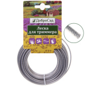 Леска для триммера 3,0мм*10м с металлическим сердечником круг