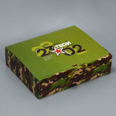 Коробка подарочная 31*24,5*8см «23 февраля» 9227558