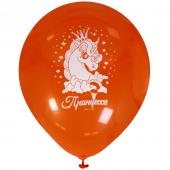 Шары воздушные 25 шт "Принцесса Единорожка" 10"/25см (микс) 