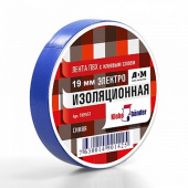 Изолента  19мм*10м синяя Klebebander TIK955T