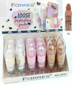 Xайлайтер-глиттер д/лица Farres "LOOSE" 6 гр 3032-03