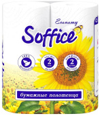 Полотенца бумажные Soffice Economy 2-х сл. 2шт