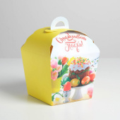 Коробка складная «Счастливой Пасхи», 17 х 17 х 26 см   4601791   5372582
