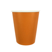 Стакан бум. 250 мл. праздничный /6 шт/ Orange