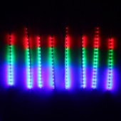 Гирлянда эл. сосулька 2х0,5 м, мультицвет, 36 LED "Тающая сосулька"