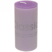 Свеча "Classic" 5*10см цвет лавандовый ZD-003