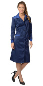 Халат "Технолог" женский (тк. смесовая) василёк с синим р.104-108/158-164 Халат "Технолог" женский (тк. смесовая) василёк с синим р.104-108/158-164