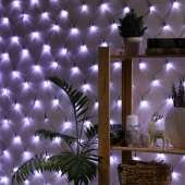 Гирлянда эл. сетка 1,6х1,6 м, 144 LED, белый 1585742   