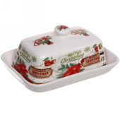 Масленка керамическая "Новогодняя" Масленка керамическая "Новогодняя"