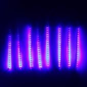 Гирлянда эл. сосулька 2х0,5 м, синий, 36 LED "Тающая сосулька" 183-776