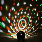 Диско-шар светодиодный  "Каледоскоп", LED (красный, зеленый, синий) 196-256