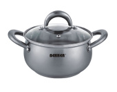 Кастрюля нерж 1,7 л Premium Comfort ТМ Bekker