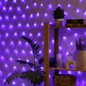 Гирлянда эл. сетка 1,6х1,6 м, 144 LED, синий 1585746   