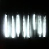 Гирлянда эл. сосулька 2х0,5 м, белый, 36 LED "Тающая сосулька спираль"