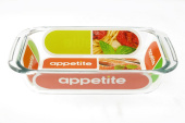 Форма д/запекания 0,7л стекл прям Appetite Форма д/запекания 0,7л стекл прям Appetite