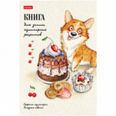 Книга д/записи рецептов 80л. А5 "Корги-сладкоежка" 80КК5В_23715