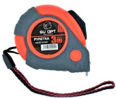 Рулетка 3м*16мм обрезиненный корпус