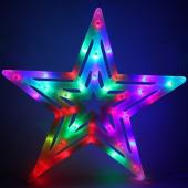 Фигура светодиодная 40см,"Звезда", Мультицвет