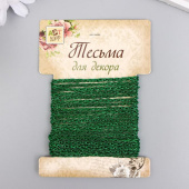 Тесьма декоративная шнур 0,7*3м "Звенья цепи" ассорти