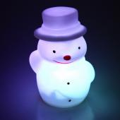 Светильник ночник "Добрый сон-Снеговик" LED 