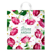 Пакет ПЭ, 40х42 см, 50 мкм, с петлевой ручкой, "Aroma"