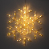 Фигура акрил."Снежинка" 39х39х2 см, 50 LED, 220V, Т/БЕЛЫЙ 5060092   