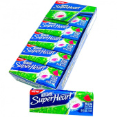 Резинка жевательная 24 гр "Super Heart Gum" Арбуз