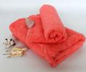 Полотенце махровое жаккард 70х140 фантазийный коралл