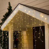 Гирлянда эл. бахрома 3 м (90), белый теплый, 232 LED, IP 44, прозрачный провод 2361650