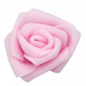 Декор свадебный Роза нежно-розовая 3см 10шт ROSE-001