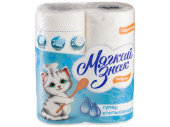 Полотенца  бумажные Ь  Deluxe  белые 2шт