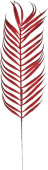 Ветка Н.Г 58см "ЛИСТ"  КРАСНЫЙ  241-2007