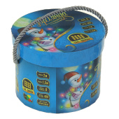 Гирлянда эл. занавес 2х1,5 м, 400 LED, IP20, "Водопад", мультицвет, прозрачный провод 671638