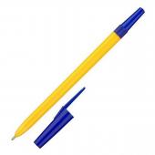 Ручка шариковая   1мм Школьник синяя