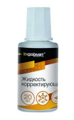 Корректирующая жидкость inФормат на спиртовой основе кисточка 20 мл 