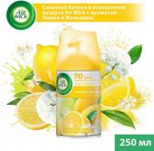 Освежитель воздуха Аэрвик сменный блок лимон и женьшень 250мл