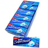 Резинка жевательная 24 гр "Super Heart Gum" Мята