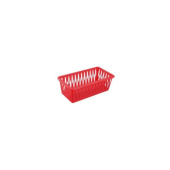 Корзинка д/хранения Light M 300х195х95мм коралл