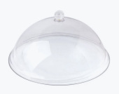 Крышка для тарелки; поликарбонат; D=30, H=14см; прозр