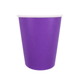 Стакан бум. 250 мл. праздничный /6 шт/ Purple